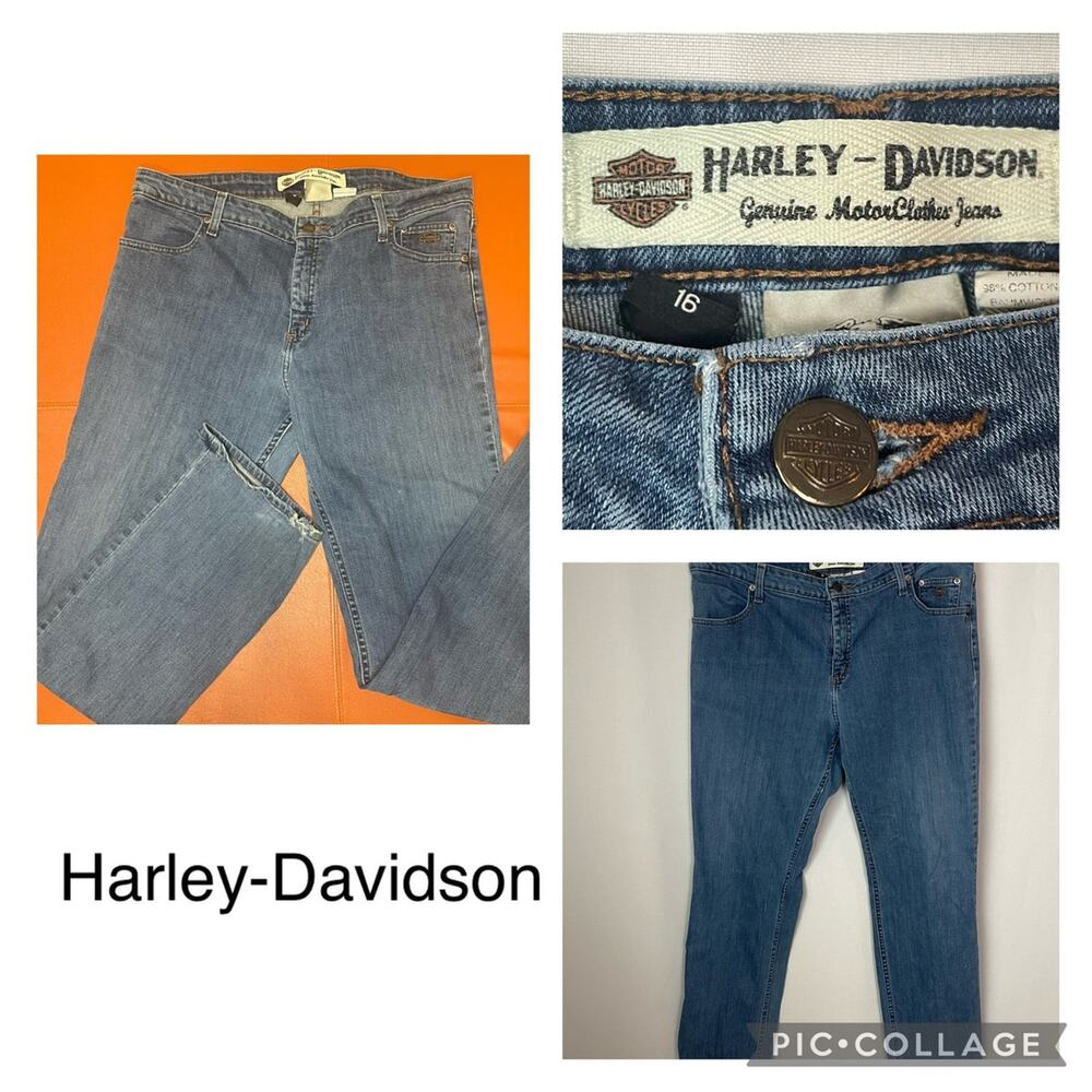 Harley-Davidson Motor Clothes Jeans Size 16